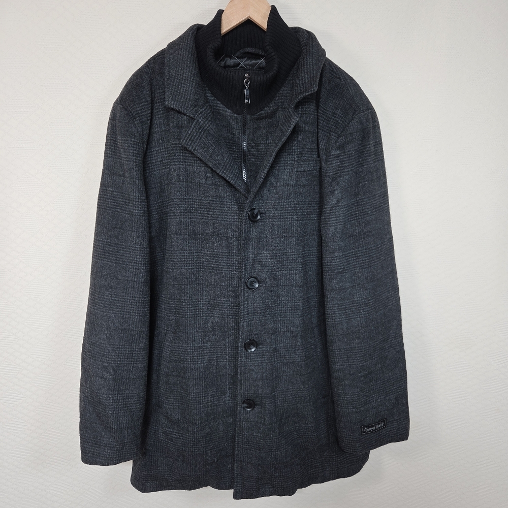 Kenneth Roberts Platinum Wool Blend Jacket Size-XL